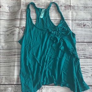 Teal Racer Back Tank